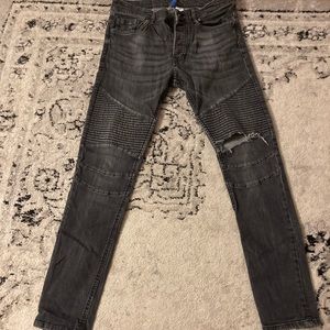 H&M skinny biker jeans (size 31/32)